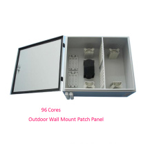 96 Cores Outdoor Wall Mounted Optic Fiber Enclosure